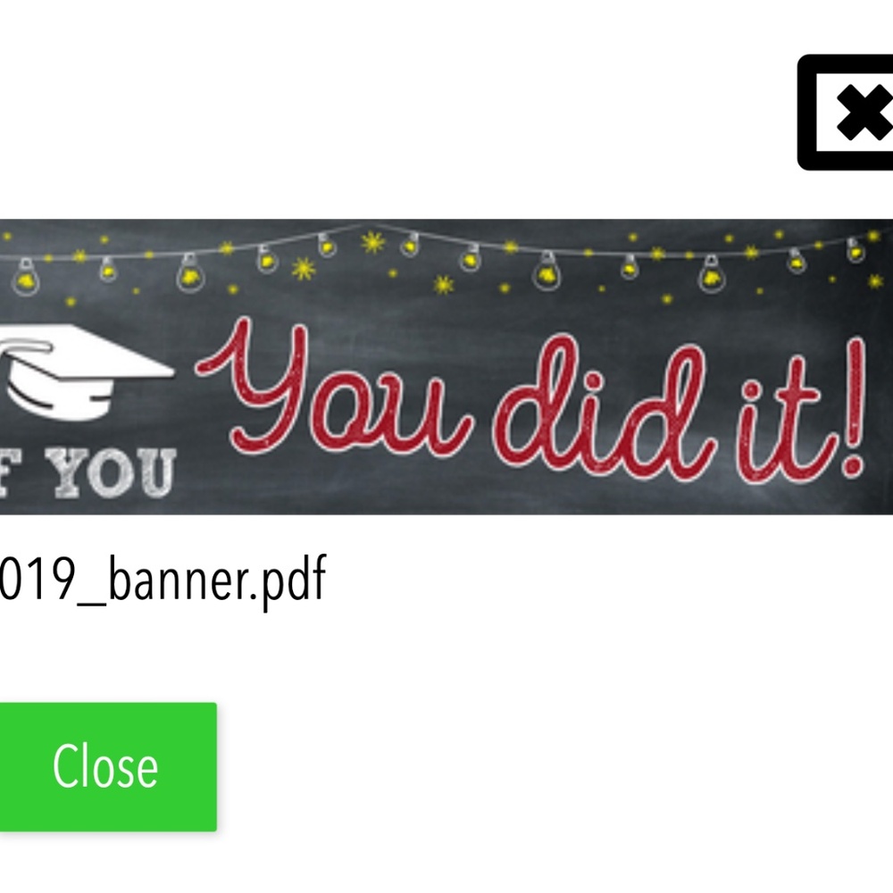 Custom Graduation Banner - Picture 6 of 7